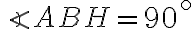 \angle ABH=90^\circ