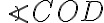 \angle{COD}