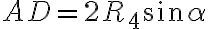 AD=2R_4sin\alpha