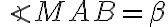 \angle MAB = \beta