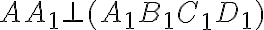 AA_{1}\bot(A_{1}B_{1}C_{1}D_{1})