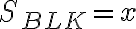 S_{BLK} = x