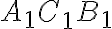 A_1C_1B_1
