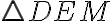 \triangle DEM