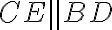 CE\parallel BD