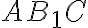 A B_1 C