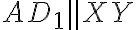 AD_1\parallel XY