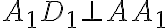 A_{1}D_{1} \perp AA_{1}
