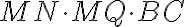 MN \cdot MQ \cdot BC