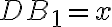 DB_1=x