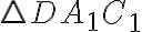 \triangle{DA_1C_1}