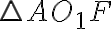 \triangle A{O_{1}}F