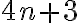 4n+3