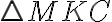  \triangle MKC 