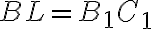 BL=B_1C_1