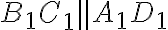 B_{1}C_{1}\parallel{}A_{1}D_{1}