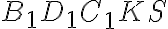 B_1 D_1 C_1 K S