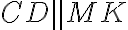 CD \parallel MK
