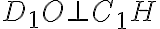 D_1O \perp C_1H