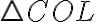 \triangle COL