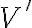 V'