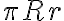 \pi Rr