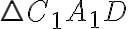 \triangle C_{1}A_{1}D