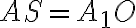 AS=A_1O