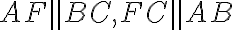 AF \parallel BC, FC\parallel AB