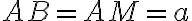 AB=AM=a