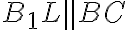 B_1L\parallel BC