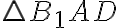 \triangle B_1AD