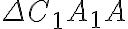 \Delta C_{1}A_{1}A