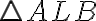 \triangle ALB