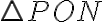  \triangle{PON} 