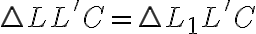\bigtriangleup{LL'C}=\bigtriangleup{L_1L'C}