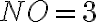 NO=3 NO=3