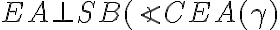 EA\perp SB(\angle CEA(\gamma)