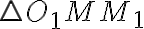 \triangle O_1MM_1