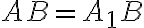 AB=A_1B