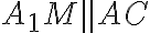 A_1M\parallel AC