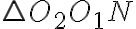 \bigtriangleup O_2O_1N