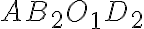AB_2O_1D_2