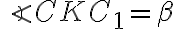 \angle CKC_1 =\beta