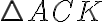 \triangle ACK