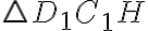 \triangle{D_1C_1H}