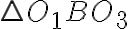 \triangle O_1BO_3