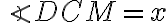 \angle{DCM}=x