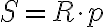 S=R\cdot p