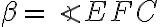  \beta= \angle EFC